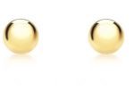 Gold Ball Stud Earrings_0