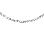 9ct White Gold Chain 45cm_0