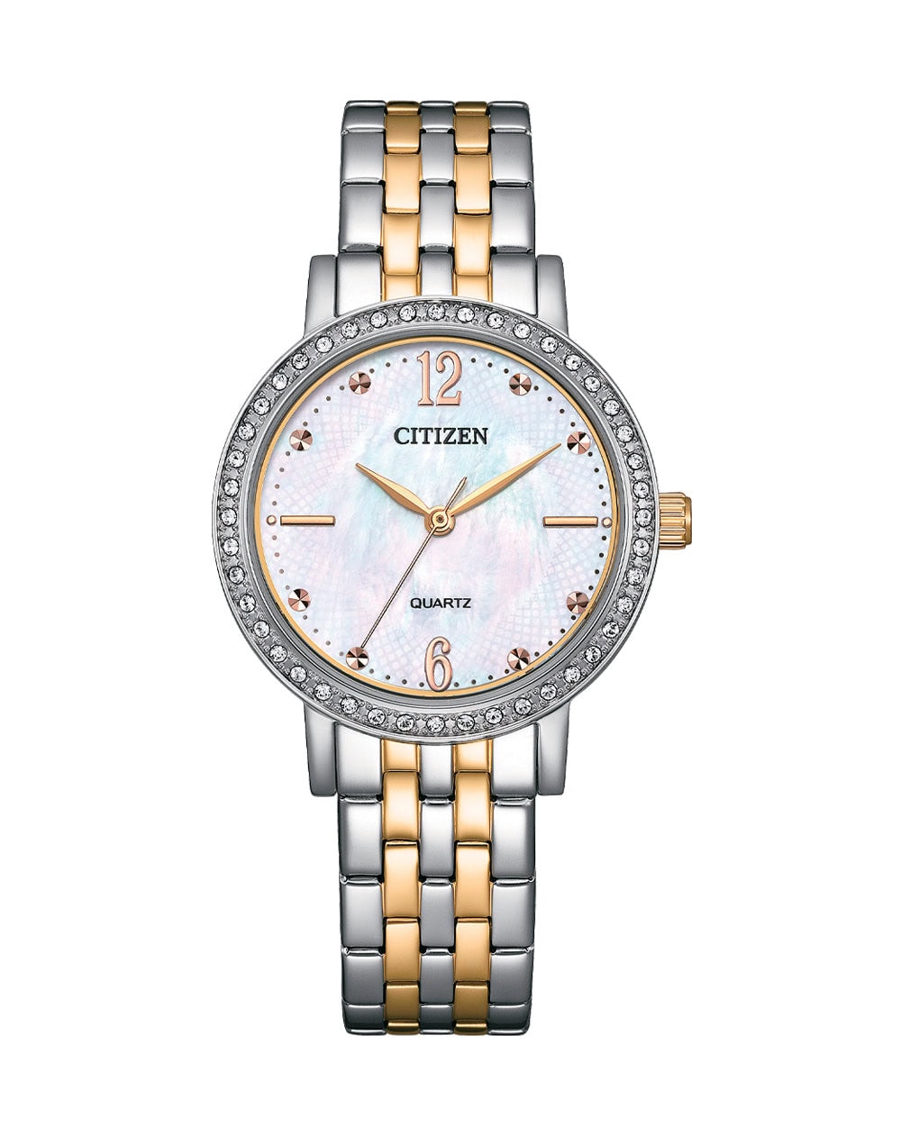 Citizen Ladies Two-Tone Analogue Watch 50m_0