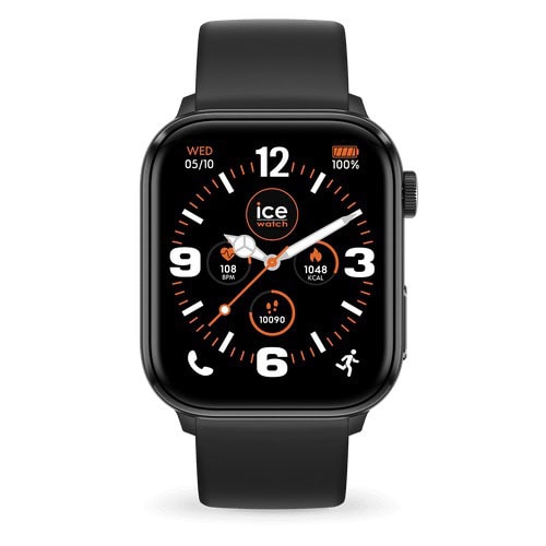 Ice Smart Watch Black with Silicon Strap_0