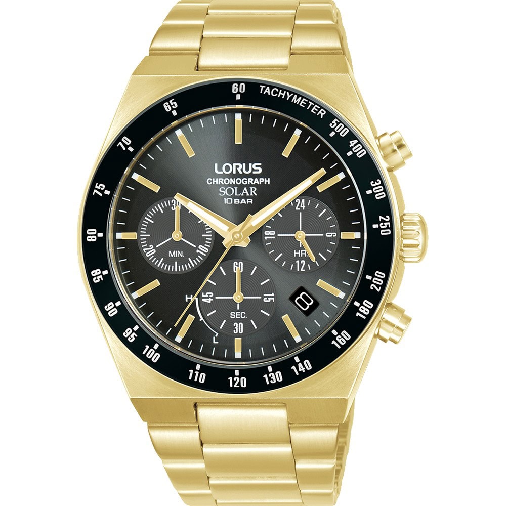 Lorus Gents Gold Solar Watch_0