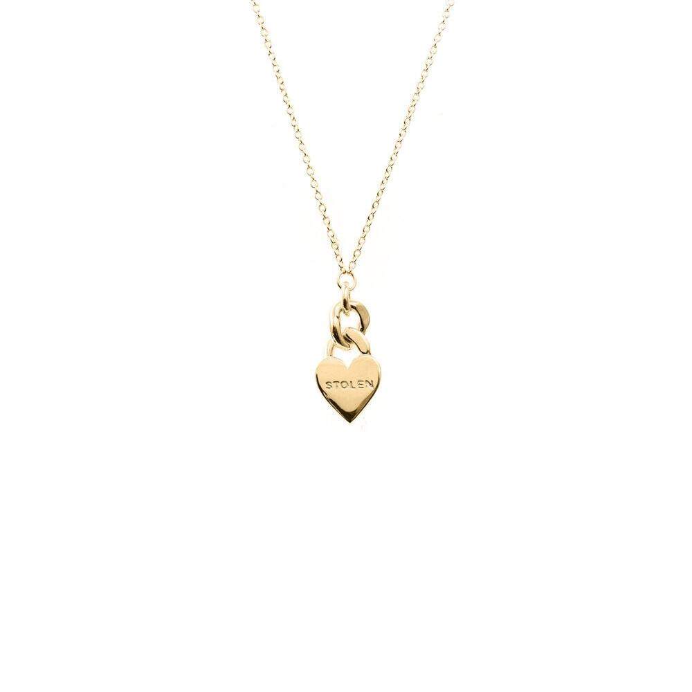 Love Chain Pendant Gold Plated_0