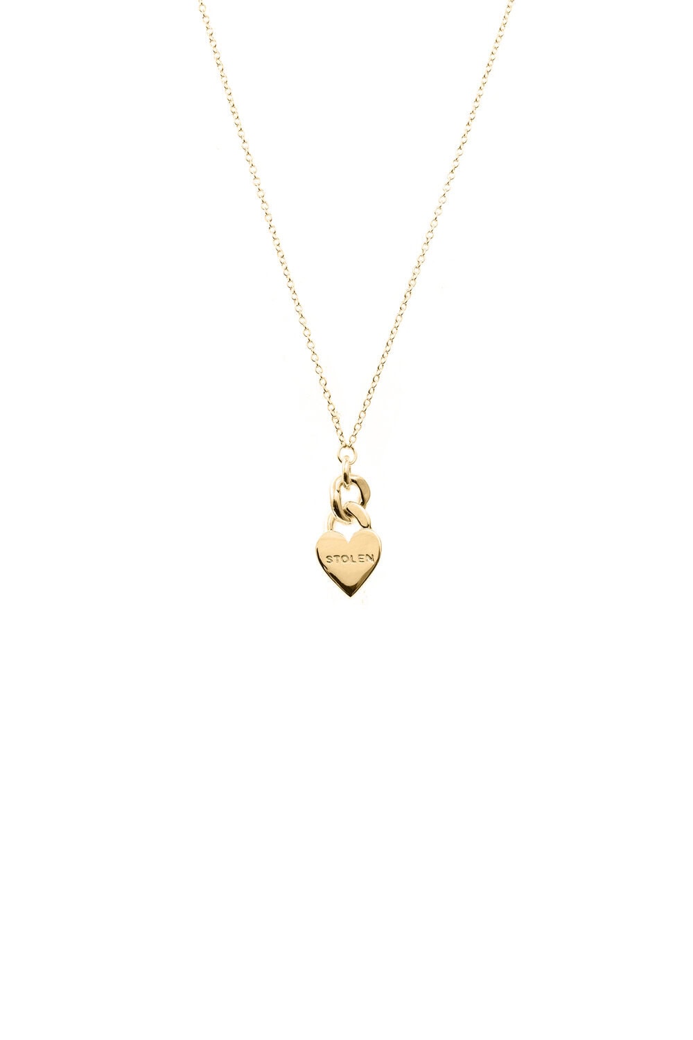 Love Chain Pendant Gold Plated_0