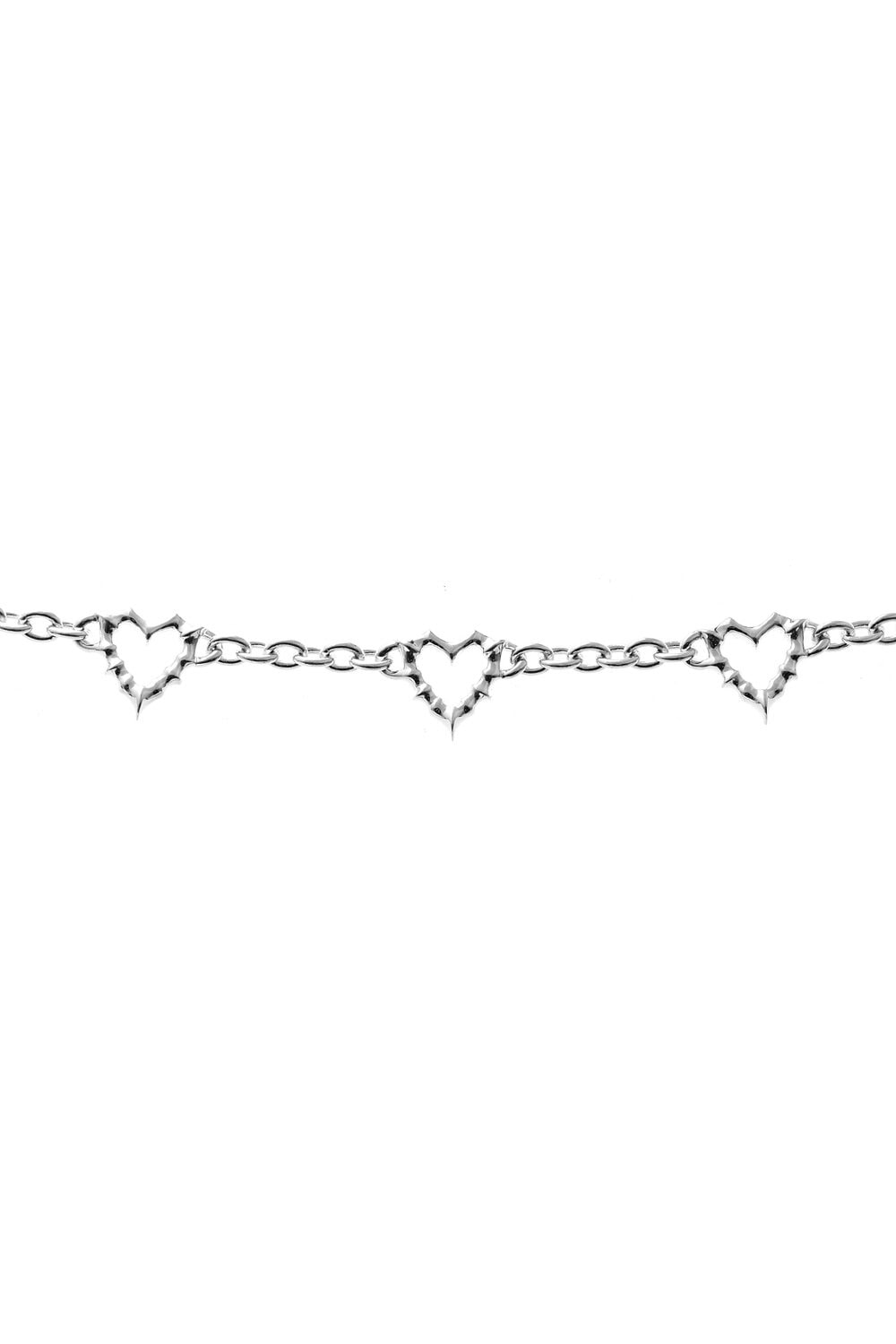 Jagged Heart Bracelet Silver_0