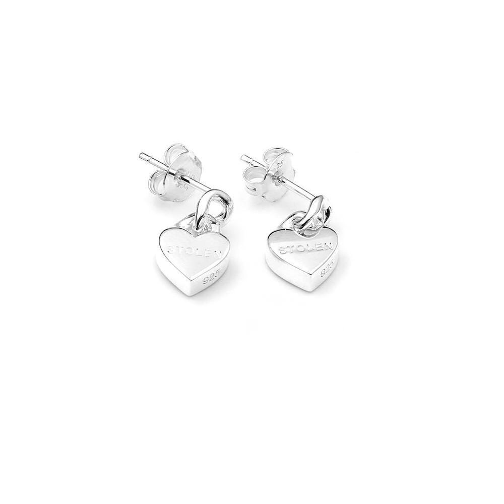 Mini Love Chain Earring Silver_0