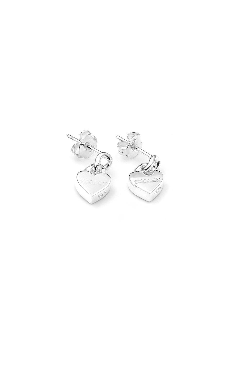 Mini Love Chain Earring Silver_0